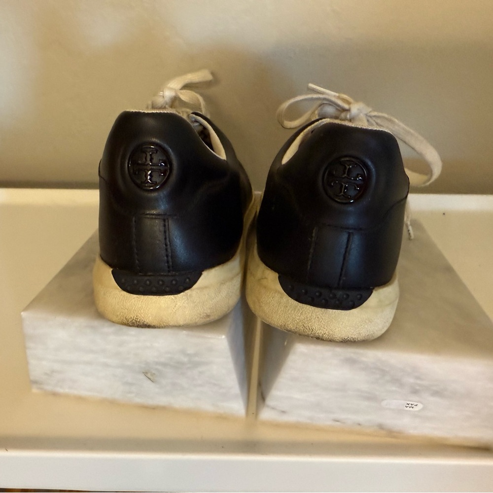 Tory Burch Black and White Sneakers - Picture 11 of 12